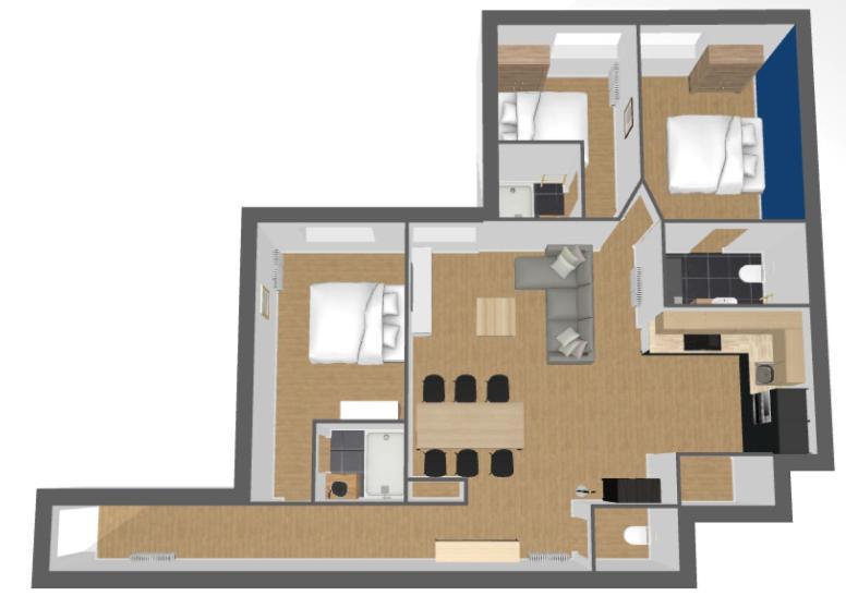 Madonna Elegance, Proche Sanctuaire, 95M2 Apartment Lourdes Luaran gambar